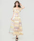 Ribbon Mosaic Dress