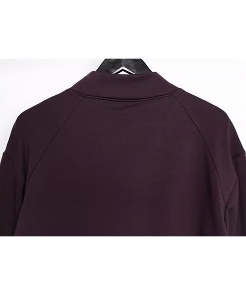 Geometric Contrast Color Top