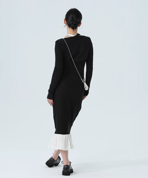 Contrast Slimming Knit Series