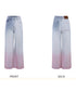 Gradient Fade Wide Denim