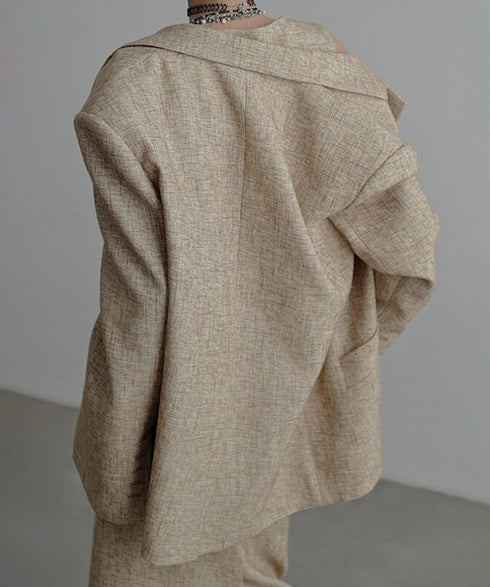 Power Shoulder Single Jacket