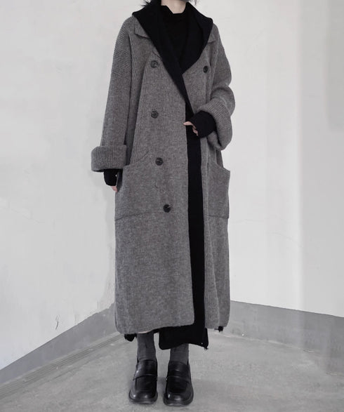Double Face Knit Overcoat