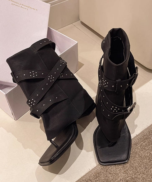 Buckle Crush Cover Sandal