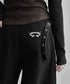 Thorn Embroidery Volume Wide Pants