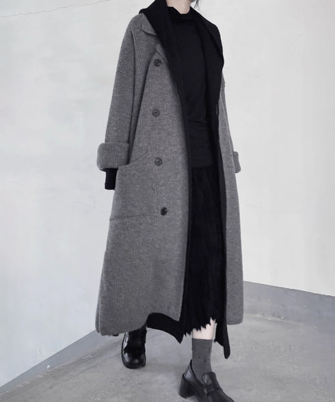 Double Face Knit Overcoat