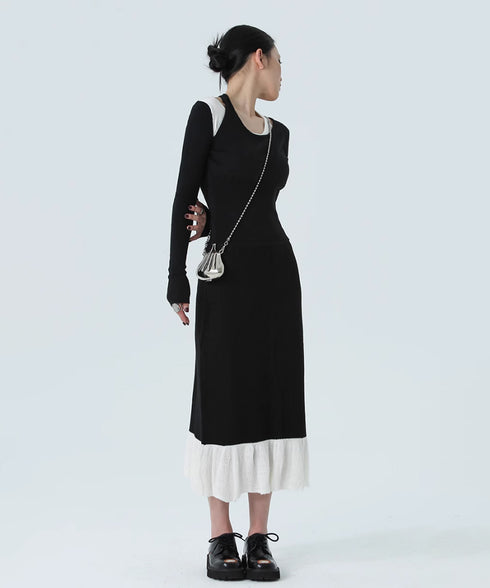 Contrast Slimming Knit Series