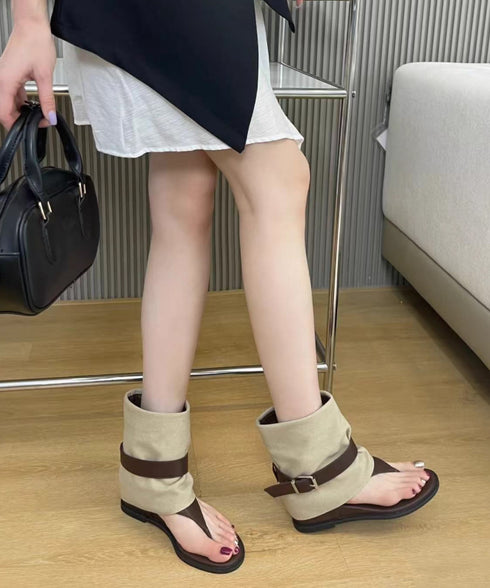 Canvas Belted Cover Sandal