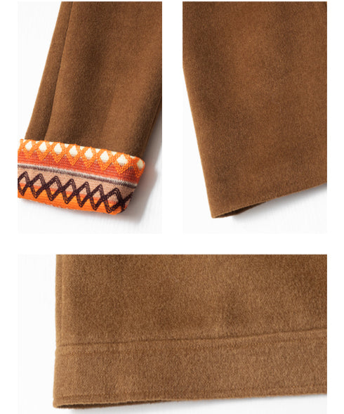 Ethnic Ribbon Long Coat