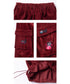 Corduroy Cat Embroidery Cargo Pants