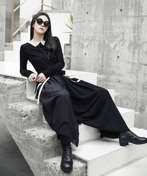 Cutting Suspender Skirt