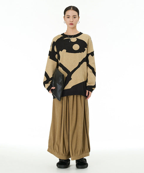 Abstract Pattern Sweater