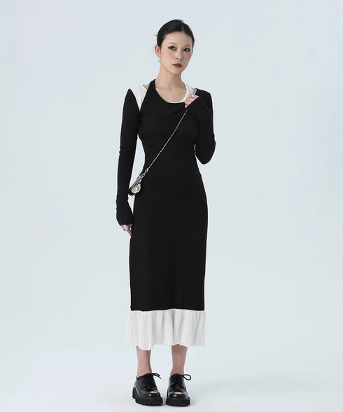 Contrast Slimming Knit Series