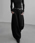 Thorn Embroidery Volume Wide Pants
