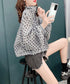 Mesh Bloom Zip Cardigan