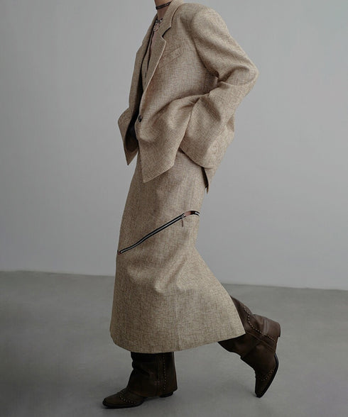 Power Shoulder Single Jacket