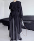 Drape Wrapped Long Coat