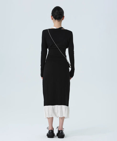 Contrast Slimming Knit Series