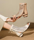 Grid Cut Boots