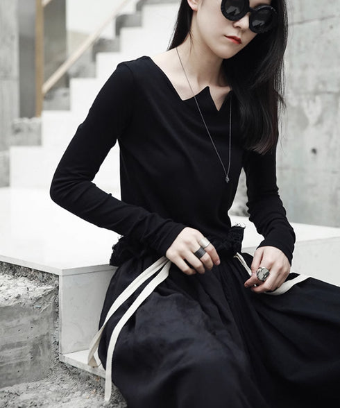 Cutting Suspender Skirt