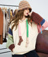 Patch Knot Hoodie Top
