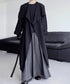 Drape Wrapped Long Coat