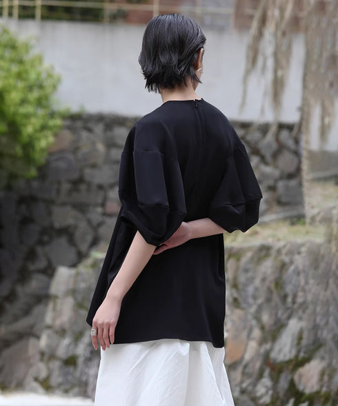 Lantern Sleeve Top
