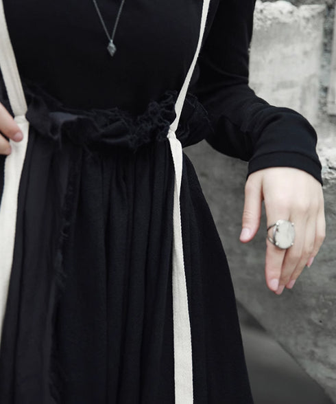 Cutting Suspender Skirt