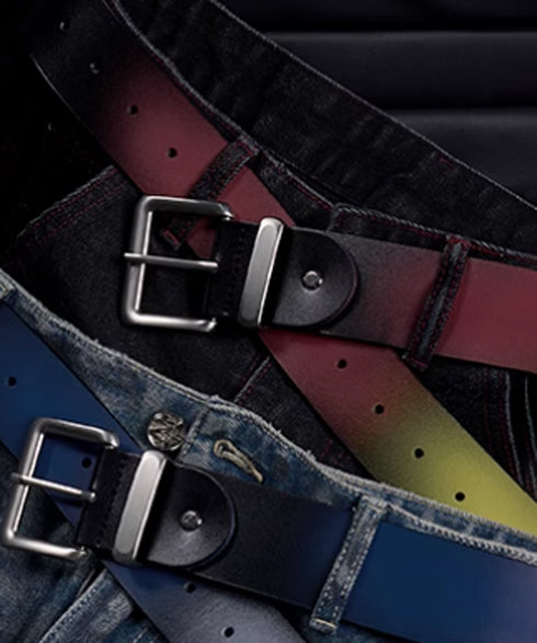 Gradient Color Spray Belt