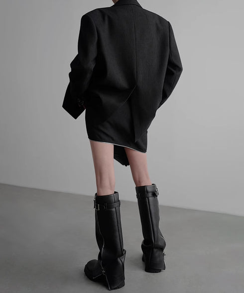 Power Shoulder Single Jacket