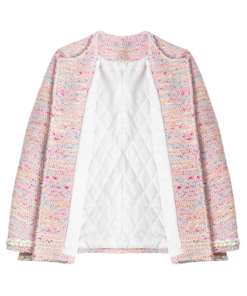 Check Draped Layer Skirt