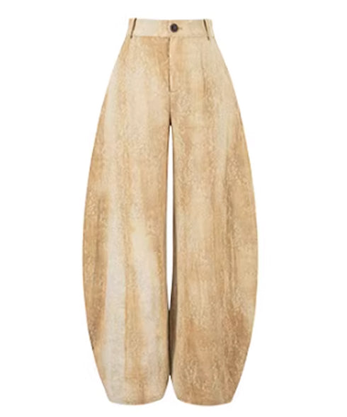 Thorn Embroidery Volume Wide Pants