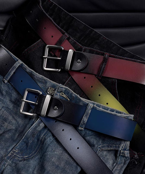 Gradient Color Spray Belt