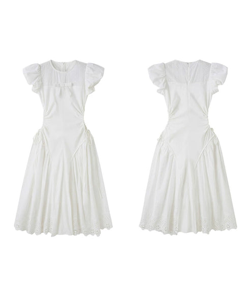Side Cut Bow Dress