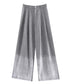 Gradient Hem Wide Slacks