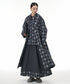 Dot Jacquard Long Coat