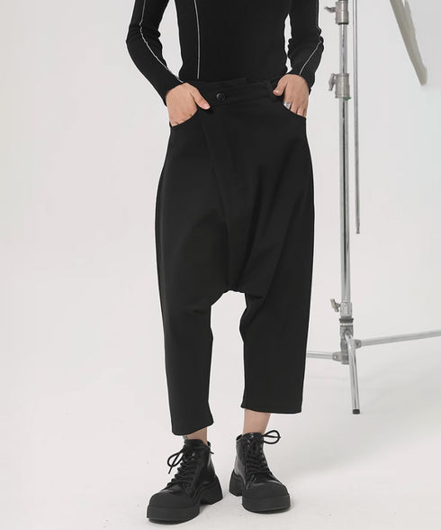 Cropped Harem Pants