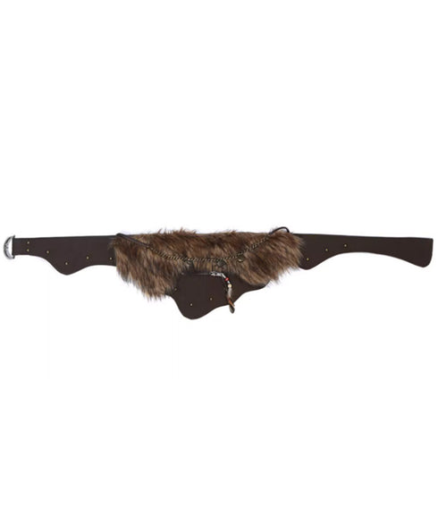 Fur Trimmed Hip Belt