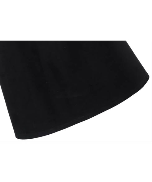 Flower Decoration U-neck Dress