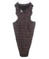 Plaid Draped Corset Dress