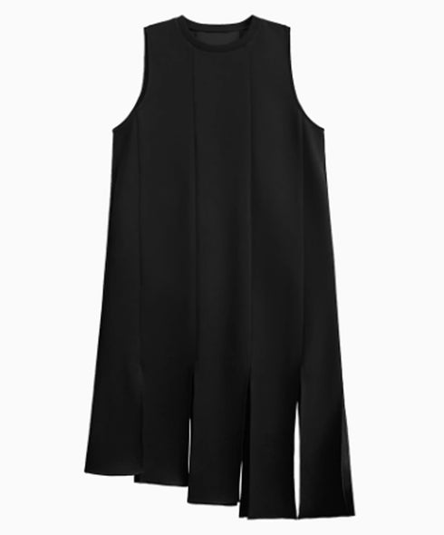Asymmetrical Slit Dress