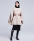 Drape Cape Belted Coat