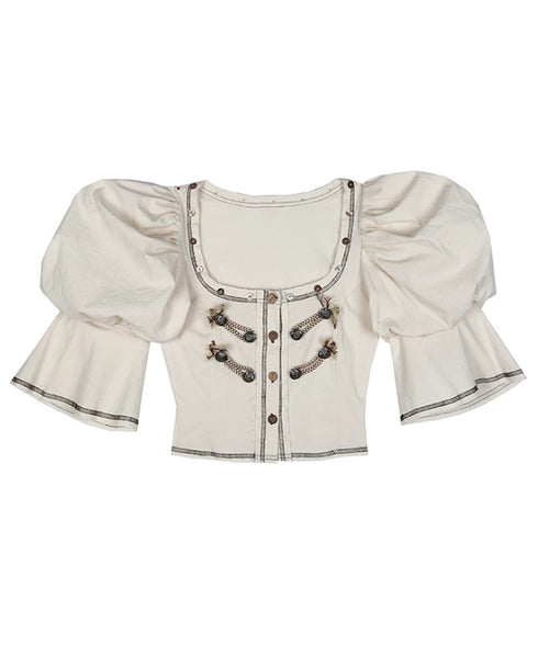Corset Puff Blouse