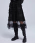 Tiered Mesh Midi Skirt