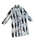 Monochrome Shadow Shirt Dress