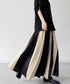 Glossy Block Maxi Skirt