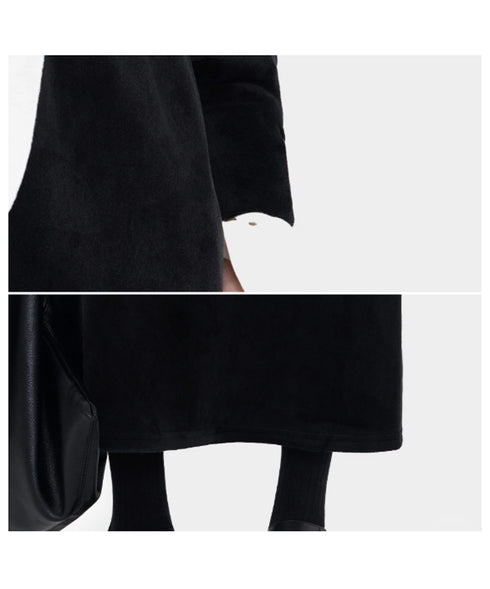 Contrast Curve Top& Skirt Co-ord