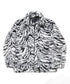 Snow Tiger Pattern Fur Coat