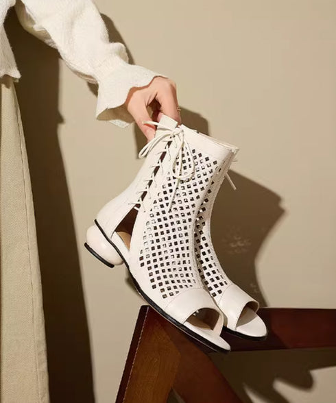 Grid Cut Boots