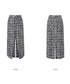 Vintage Check Slit Skirt