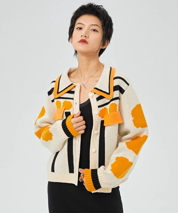 Ribbon Patchwork Faux Leather Jacket